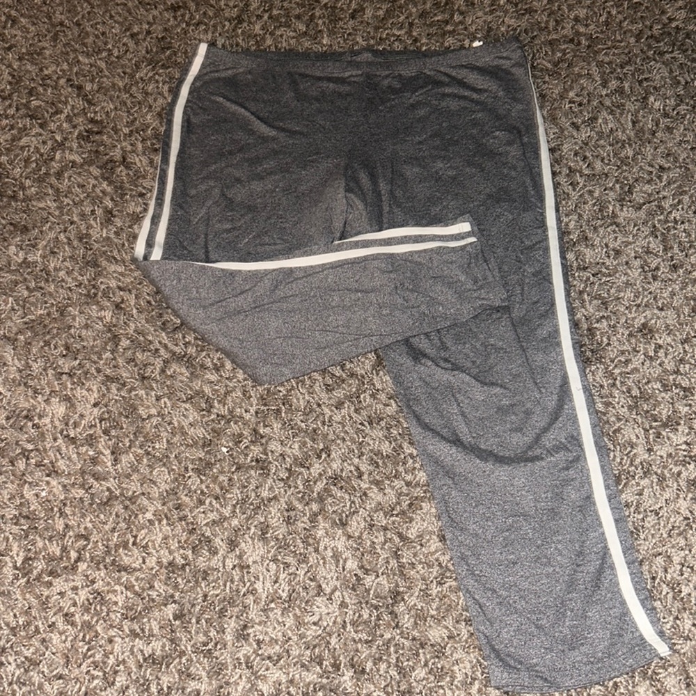 Grey and white leggings